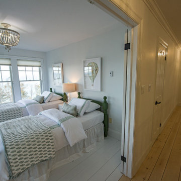 Bedrooms Remodel, White, Transitional Interior – Bay of Fundy, Nova Scotia