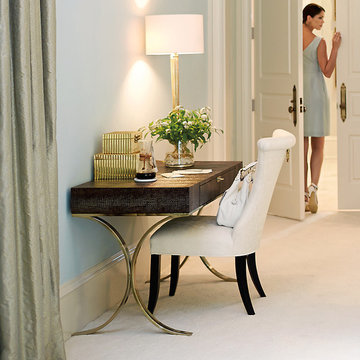 Jet Set Leather Desk and Chair