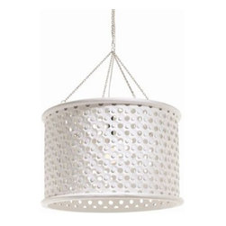 Jarrod Pendant White - Large - Clayton Gray Home - Pendant Lighting