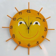 Eclectic Kids Clocks by Etsy