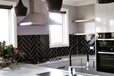 Inspiration for a transitional home design in Other.