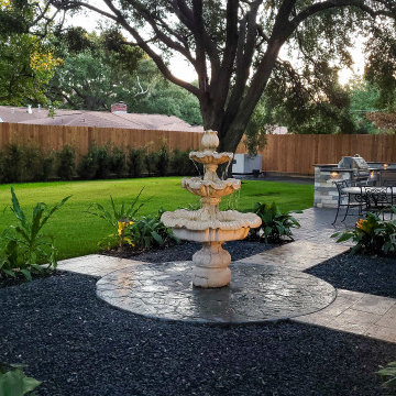 A New Orleans Inspired Fountain- Tanglewood, Houston, TX