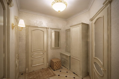 Дизайн однокомнатной квартире в классическом стиле на Крестовском острове.
