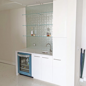 Home Bar with Custom Cabinets - Dry Bar or Wet Bar - You Choose!