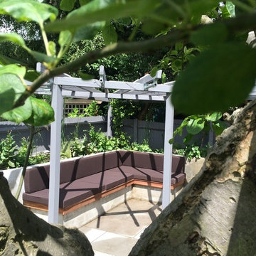 Family Garden with a Soft Industrial Scheme