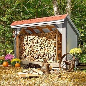 Firewood & Equipment Storage