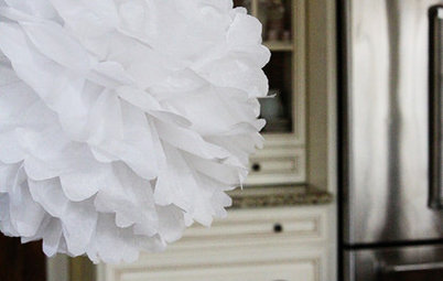 Get Crafty: How to Make Tissue Paper Pompoms in a Jiffy