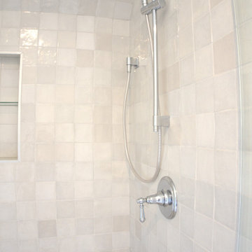 Custom Walk-In Shower & Zellige Tile Work