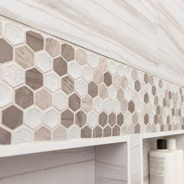 Serpentino Blanco Master Bathroom