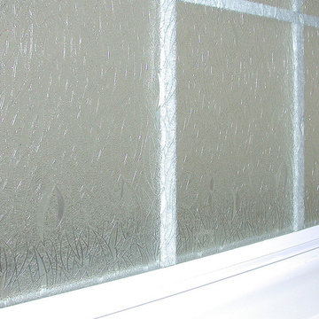 Decorative Film on Bathroom Window
