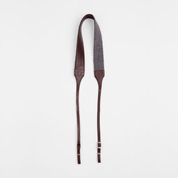 Artisan Camera Strap in Charcoal Brown - Home Decor
