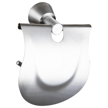 Ucore Toilet Paper Holder With Mounting Hardware, Brushed Stainless