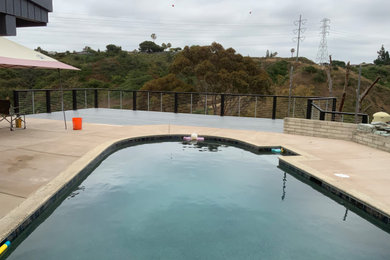 Example of a classic pool design in San Diego