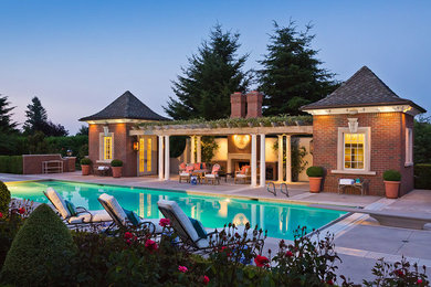 Traditional pool in Portland.