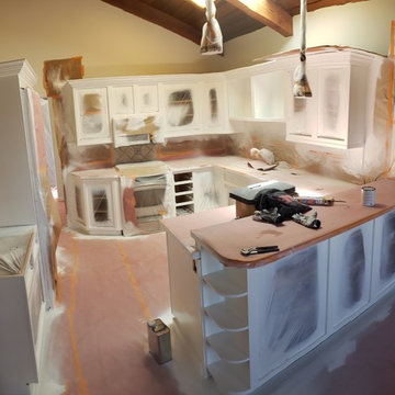 La Jolla, White Kitchen Cabinets