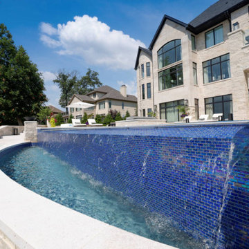 Valparaiso, IN Custom Infinity Edge Pool & Spa