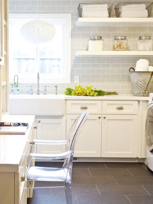 75 Most Popular Small Galley Laundry Room Design Ideas - Stylish Small ...