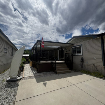 Complete Covered Deck Remodel & Outdoor Living Renovation | West Kelowna