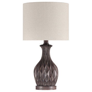 Craftmade 86265 18" Tall Vase Table Lamp - Painted Brown