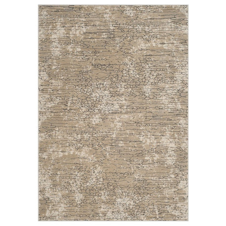 Safavieh Meadow 100 Collection MDW170 Rug, Beige, 6'7"x9'