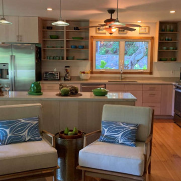 Vintage Napili Maui ocean front home refurbish
