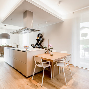 Interior Design - cucina con piano snack