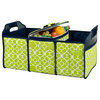 Collapsible Trunk Oganizer and Cooler, Trellis Green