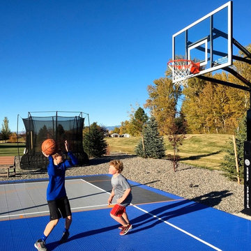 SNAPSPORTS Backyard Home Court - Year-round outdoor sports fun