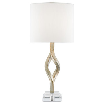 6000-0071 Elyx Table Lamp, Chinois Silver Leaf