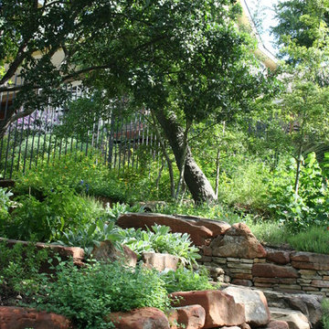Traditional garden in Northwest Hills