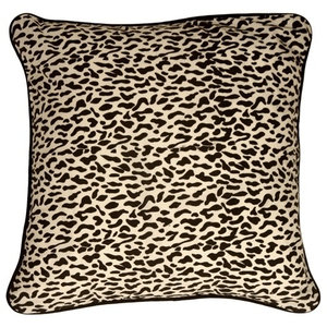 Contemporary Style Small Diagonal Patterned Set Of 2 Throw Pillows