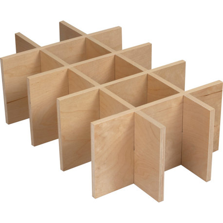 Hardware Resources ROACCBTGRID15 Bottle Organizer Grid Accessory - White Birch