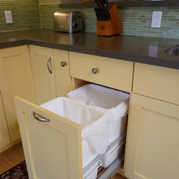 Spring Honey Pass-through Transformation - Kitchen Bins