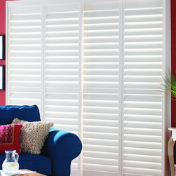 Palm Beach&trade; polysatin shutters with Lantana&trade; - Window Treatments