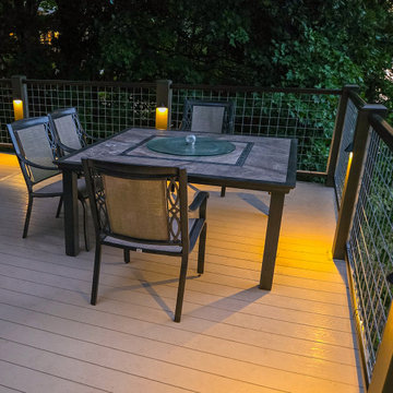 Welded Wire Handrailing for Home Deck
