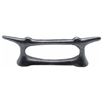 Boat Cleat Cabinet Pull, Pewter