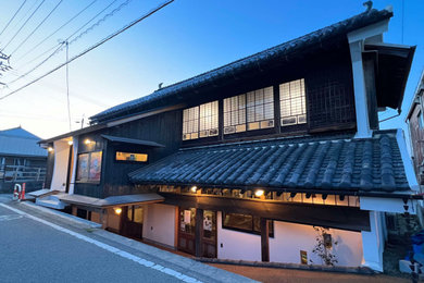 他の地域にある和風のおしゃれな住まいの写真