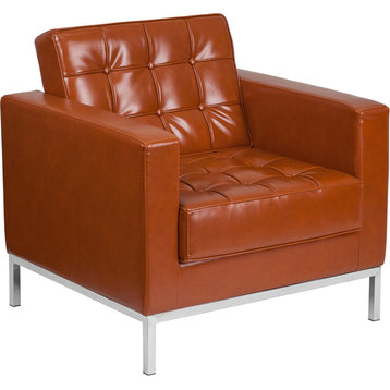 Leather Chair, Cognac
