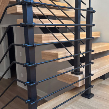 Project #147 | Modern Staircase with Seattle Style Stringer