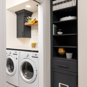 Mudroom Laundry with storage galore in Timberwick