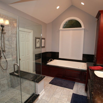 Contemporary Bathroom Remodel in Aurora, IL