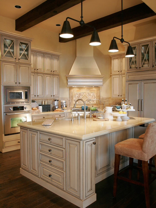 Antique White Cabinets | Houzz