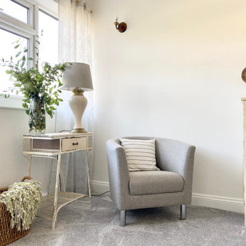 Traditional Cosy Grey Living Room