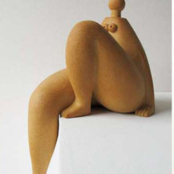 Ceramic Nude sculpture for table or fireplace - Products