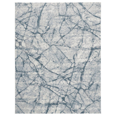 Weave & Wander Halton Aqua 2'x3' Power Loomed Area Rug