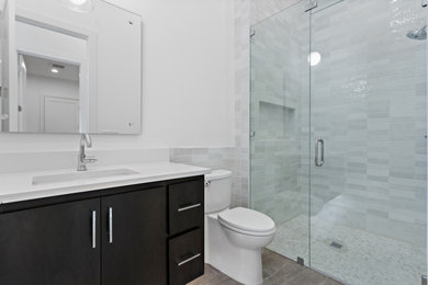 Inspiration for a mid-sized bathroom remodel in Austin