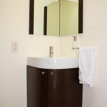 Wenge bedroom and bathroom cabinetry