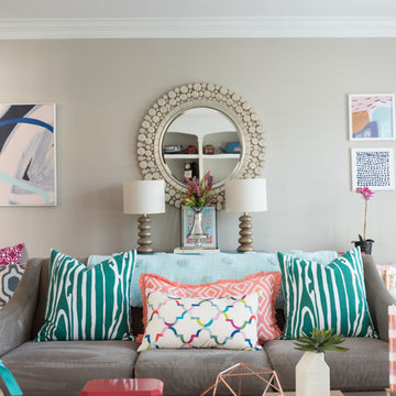 My Houzz: Bright Colors in a Virginia Family Home
