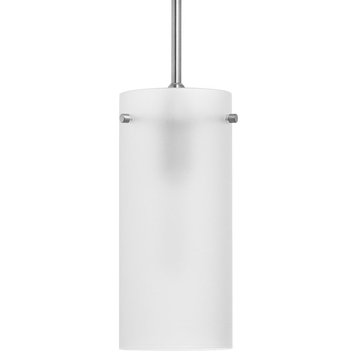 Effimero 1-Light Stem Hung Pendant Lamp, Brushed Nickel