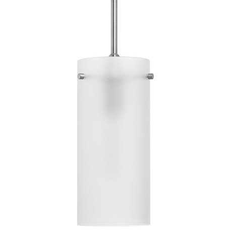 Effimero 1-Light Stem Hung Pendant Lamp, Brushed Nickel